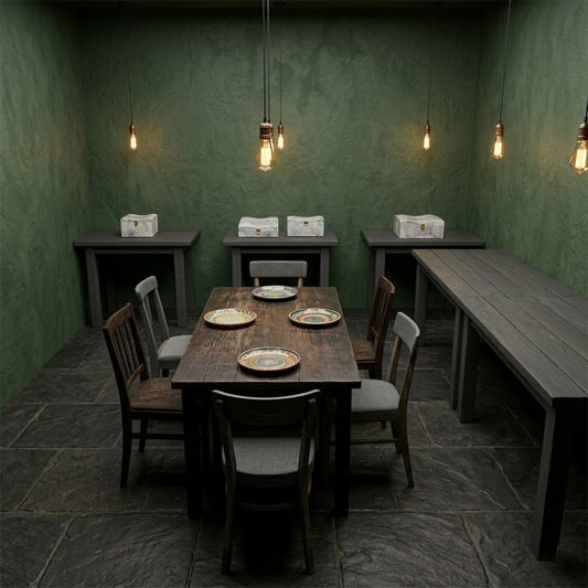 Set of 4 Pieces : (S01,P001,GreyMrbl)