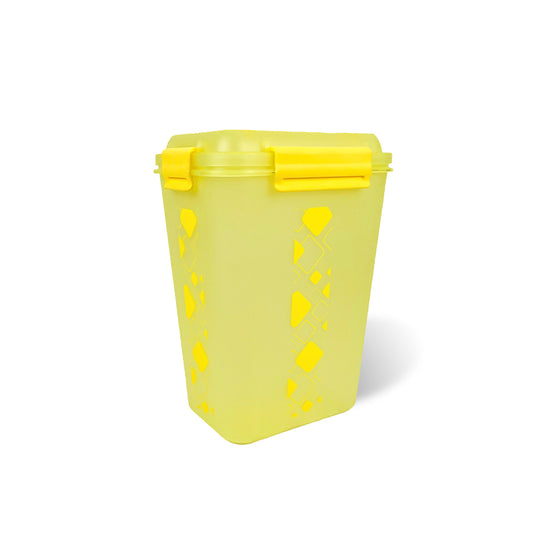 Dekor-Kase BPA Free Plastic Kitchen Storage Box with Clip On Lid | Multipurpose Food Storage Container for Dry Fruits, Pulses, Rice, Grain, Wheat - Set of 1 Pcs 4700 ml