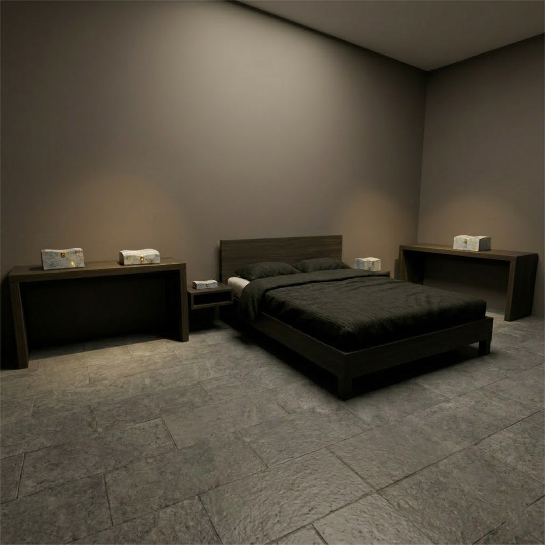 Set of 5 Pieces : (S01,P001,GreyMrbl)