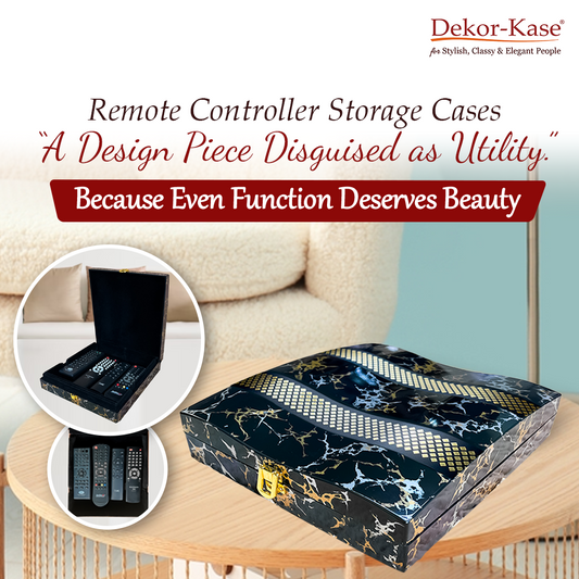 Luxury Remote Control Case (Black)