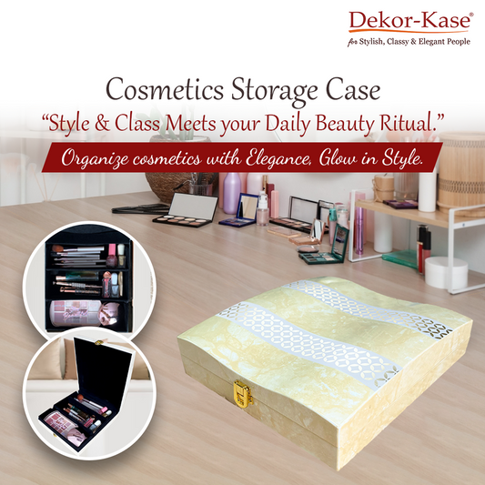 Luxury Cosmetic Cases (Cream)