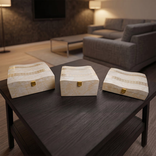 Set of 3 Pieces : (S01,P001,IvryMrbl)