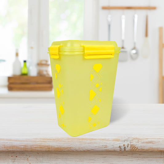 Dekor-Kase BPA Free Plastic Kitchen Storage Box with Clip On Lid | Multipurpose Food Storage Container for Dry Fruits, Pulses, Rice, Grain, Wheat - Set of 1 Pcs 4700 ml