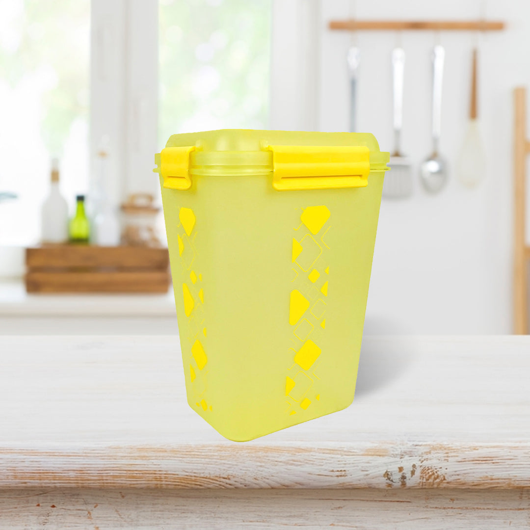 Dekor-Kase BPA Free Plastic Kitchen Storage Box with Clip On Lid | Multipurpose Food Storage Container for Dry Fruits, Pulses, Rice, Grain, Wheat - Set of 1 Pcs 4700 ml