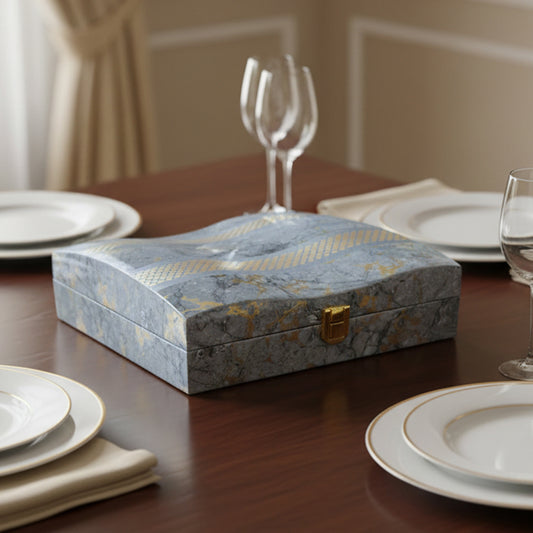 Luxury Cutlery Case (Grey)