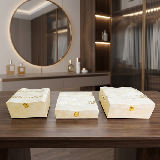Set of 3 Pieces : (S01,P001,IvryMrbl)