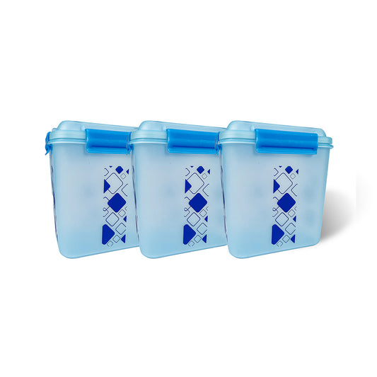 Buy 2 Get 1 Free – 3400 ml Kitchen Storage Container Set | Airtight | Dekor-Kase | BPA Free, Semi Transparent with Clip Lock Lid – Ideal for Rice, Atta, Pulses & More