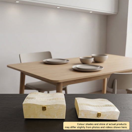 Set of 2 Pieces : (S2-1,P001,IvryMrbl)