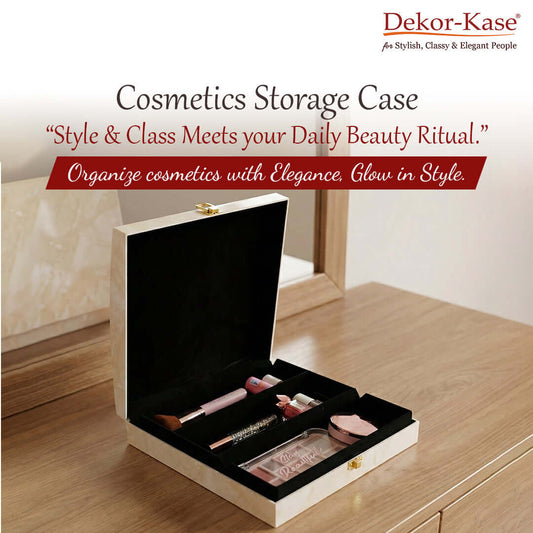 Luxury Cosmetic Cases (Ivory)