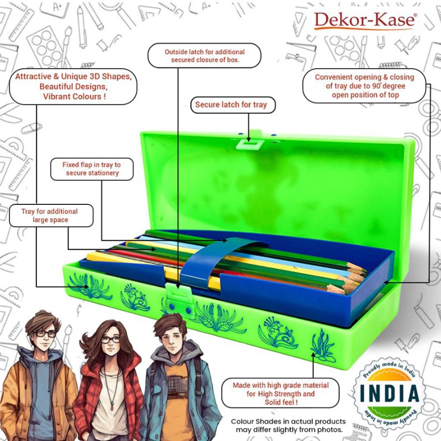 Unique features of Dekor-Kase Pencil Box