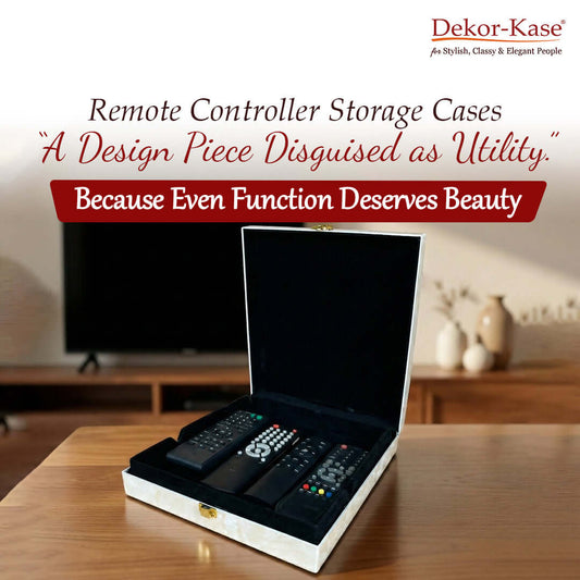 Luxury Remote Control Case (Ivory)