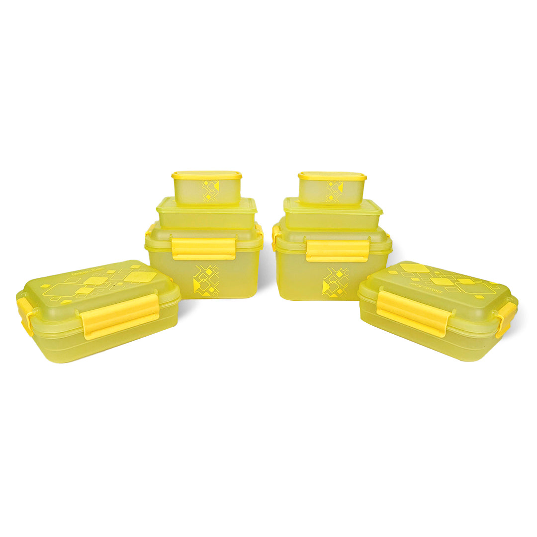 Kitchen Storage Container Set of 8 pcs (2"Clip On"SB-H90) + (2"Clip On"SB-H45) + (2"Elegant"SB-H25) + (2"Mini"SB-H44)