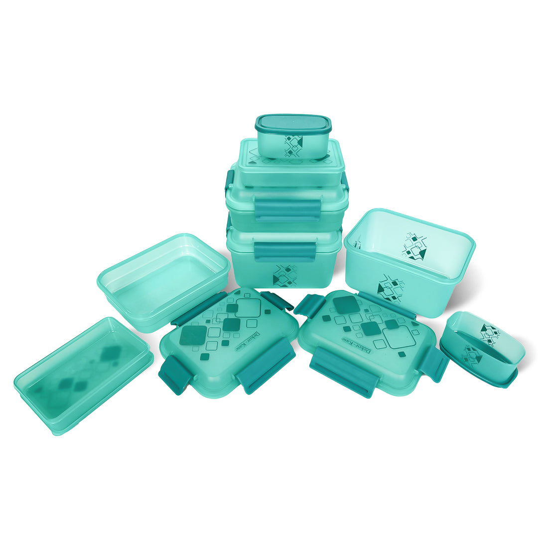 Kitchen Storage Container Set of 8 pcs (2"Clip On"SB-H90) + (2"Clip On"SB-H45) + (2"Elegant"SB-H25) + (2"Mini"SB-H44)