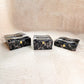 Set of 3 Pieces : (YG3-001-BlkMrbl)
