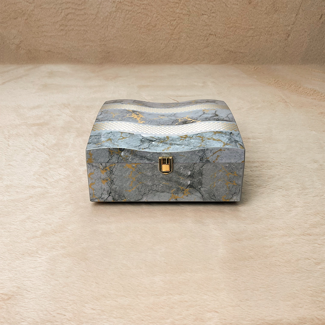Single Piece : (250x230x95,P001,GreyMrbl)