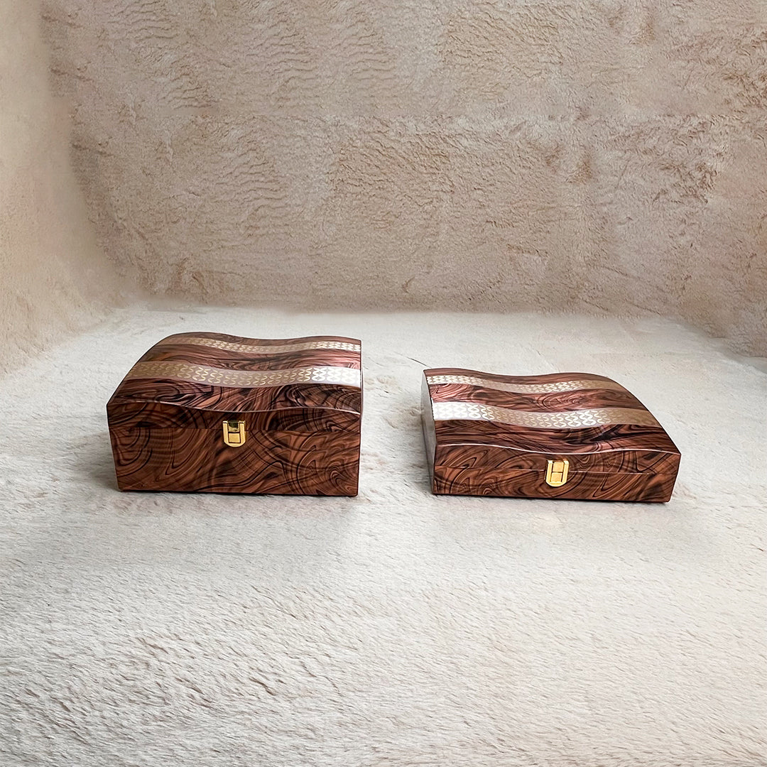 Set of 2 Pieces :(PJ2-001-GreyMrbl)