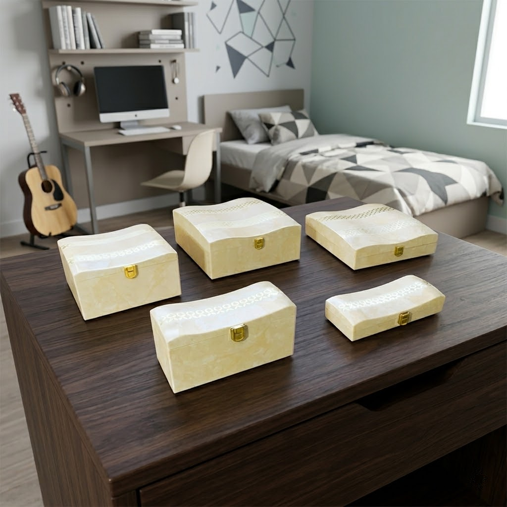 Set of 5 Pieces : (S01,P001,IvryMrbl)