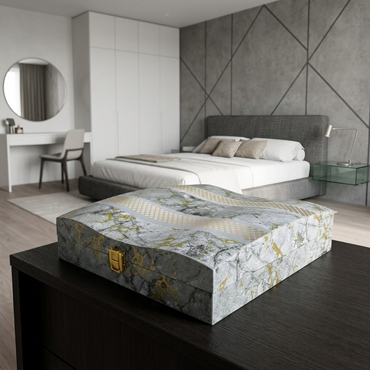 Single Piece : (250x230x60,P001,GreyMrbl)