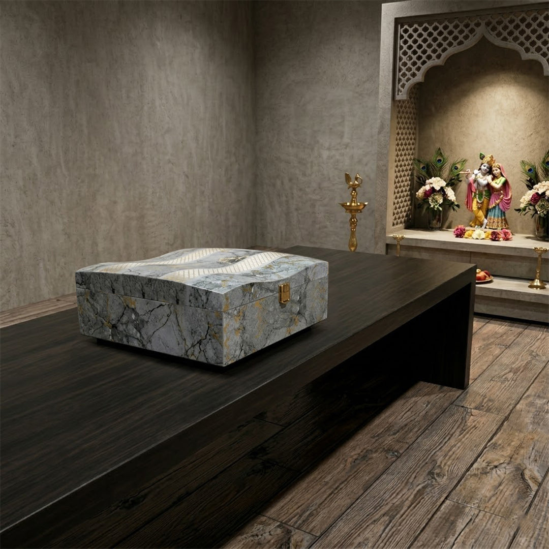 Single Piece : (250x230x95,P001,GreyMrbl)
