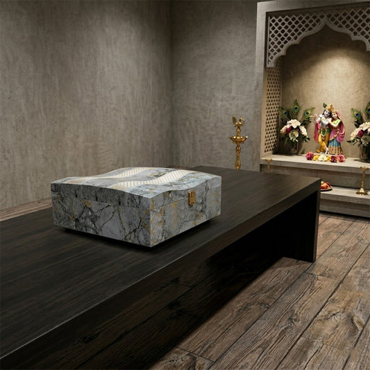 Single Piece : (250x230x95,P001,GreyMrbl)