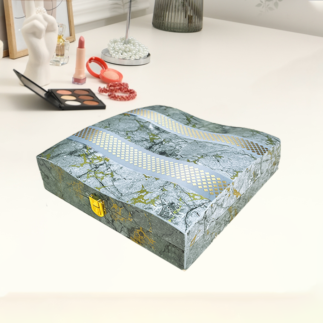 Luxury Cosmetic Case (Grey)