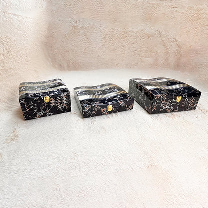 Set of 3 Pieces : (DN3-001-BlkMrbl)