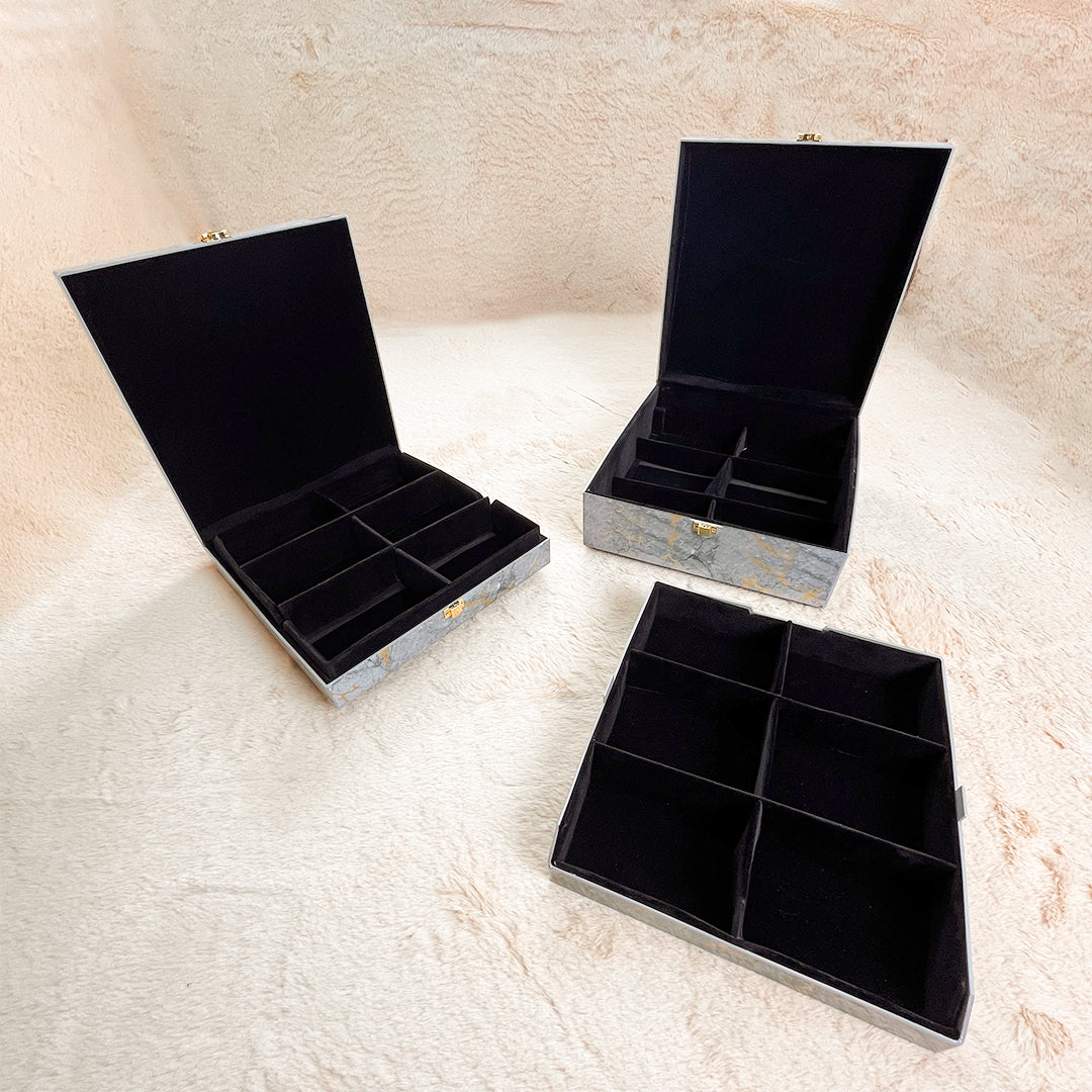 Set of 2 Pieces :(WR2-001-GreyMrbl)