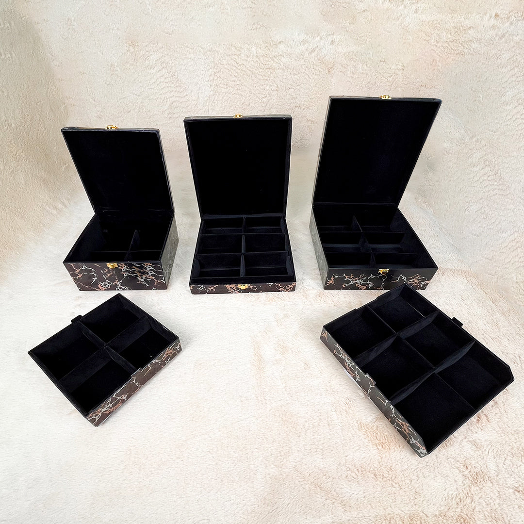 Set of 3 Pieces : (S01,P001,BlkMrbl)