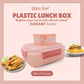 Plastic Lunch Box-Blue (Set of 2 pcs : 1 "Clip On"SB-H45 + 1 "Mini"SB-H44 )