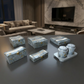 Set of 6 Pieces : (S01,P001,GreyMrbl)