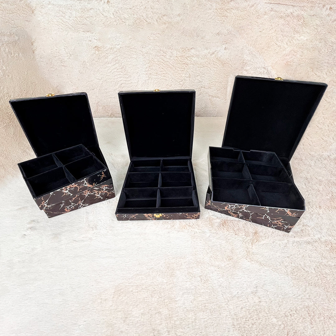 Set of 3 Pieces : (S01,P001,BlkMrbl)