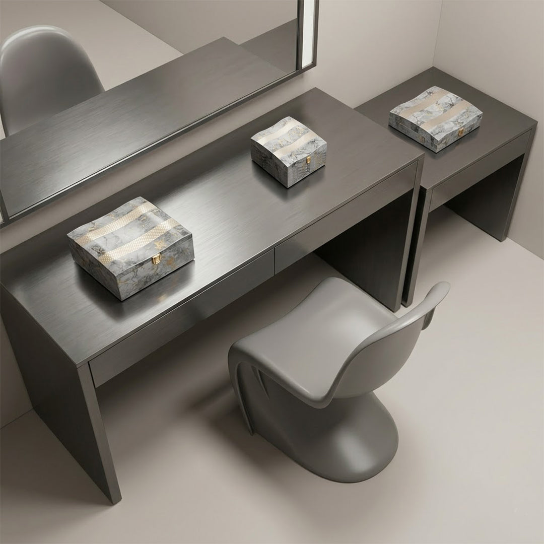 Set of 3 Pieces : (S01,P001,GreyMrbl)