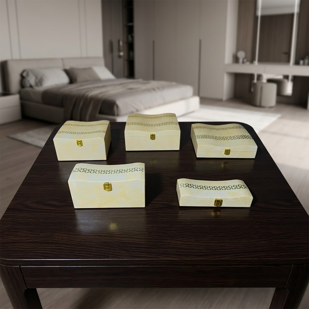 Set of 5 pieces : (S01,P001,IvryMrbl)