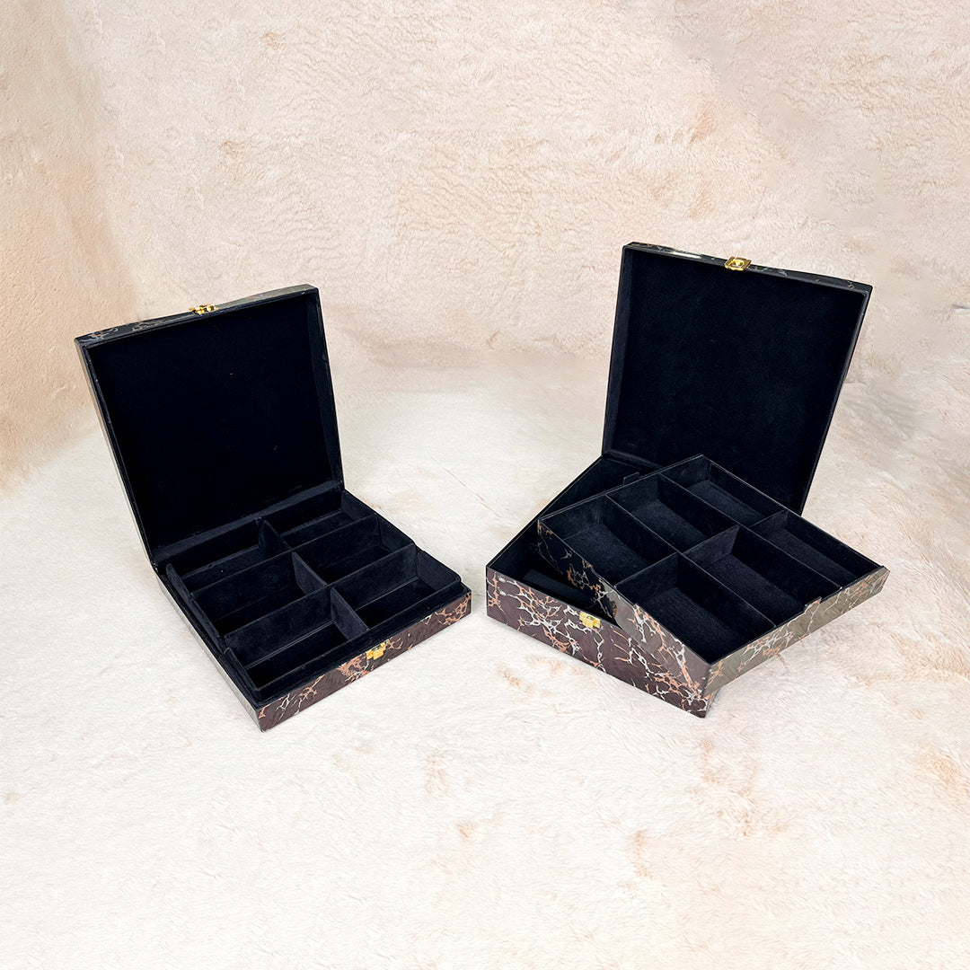 Set of 2 Pieces : (S01,P001,BlkMrbl)