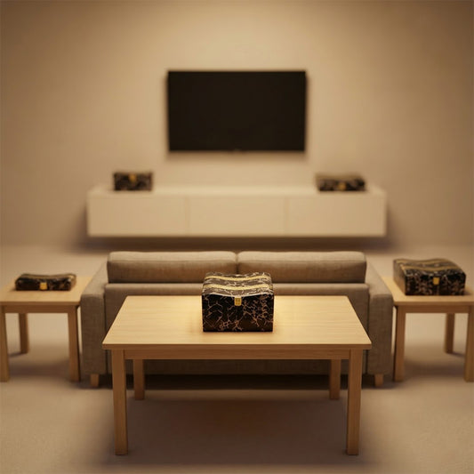 Set of 5 Pieces : (S01,P001,BlkMrbl)