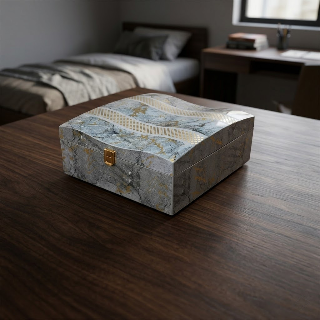Single Piece : (250x230x95,P001,GreyMrbl)