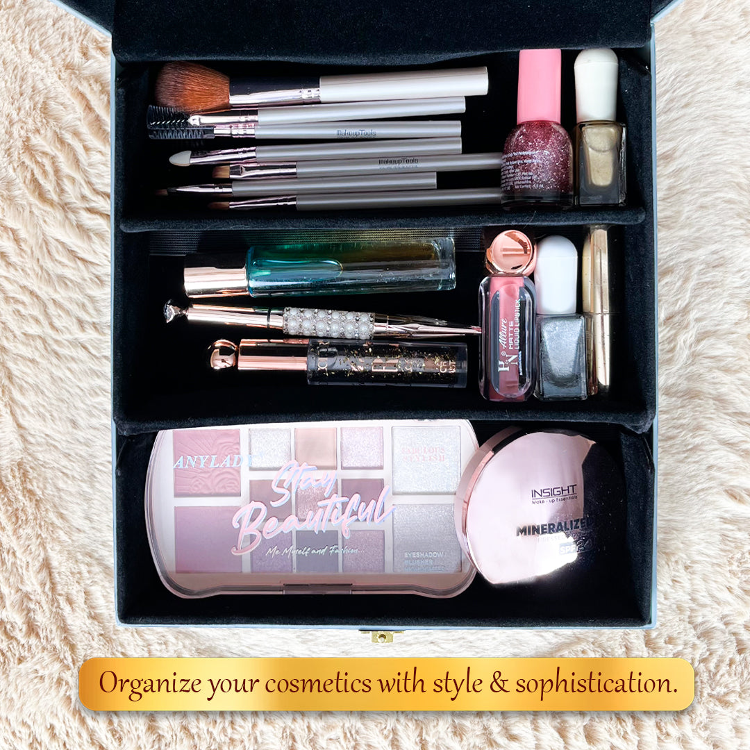 Luxury Cosmetic Cases (Ivory)