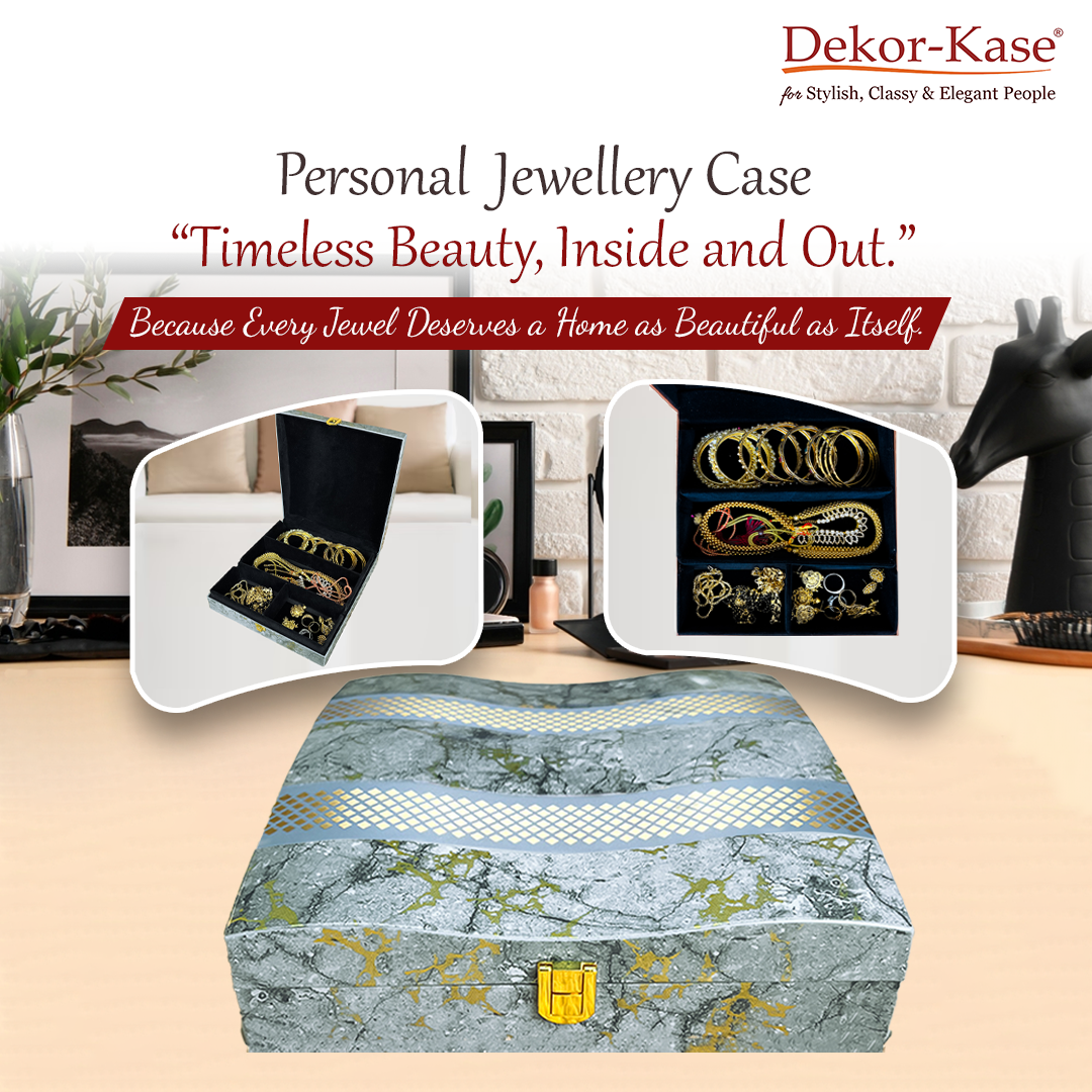 Luxury Personal Jewellery Case (Grey)