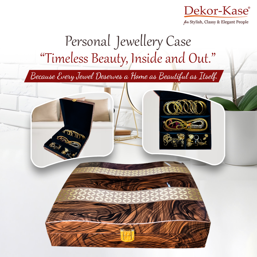 Luxury Personal Jewellery Case (Copper)