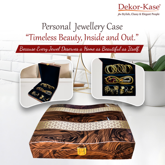 Luxury Personal Jewellery Case (Copper)