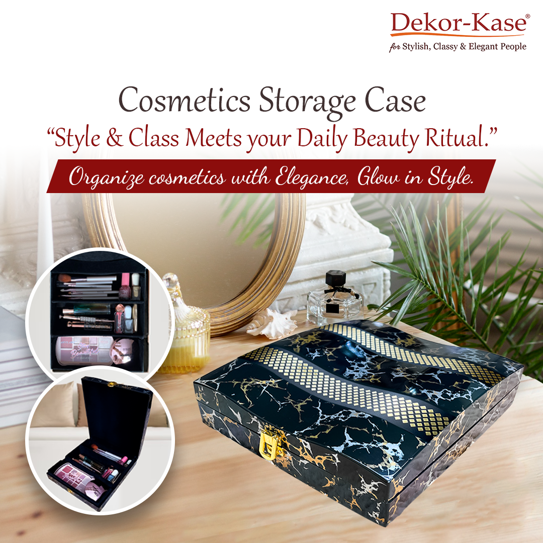 Luxury Cosmetic Case (Black)