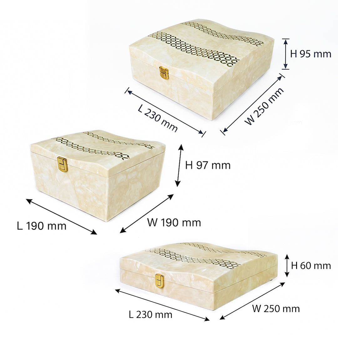Set of 3 Pieces : (S3-1,P001,IvryMrb)