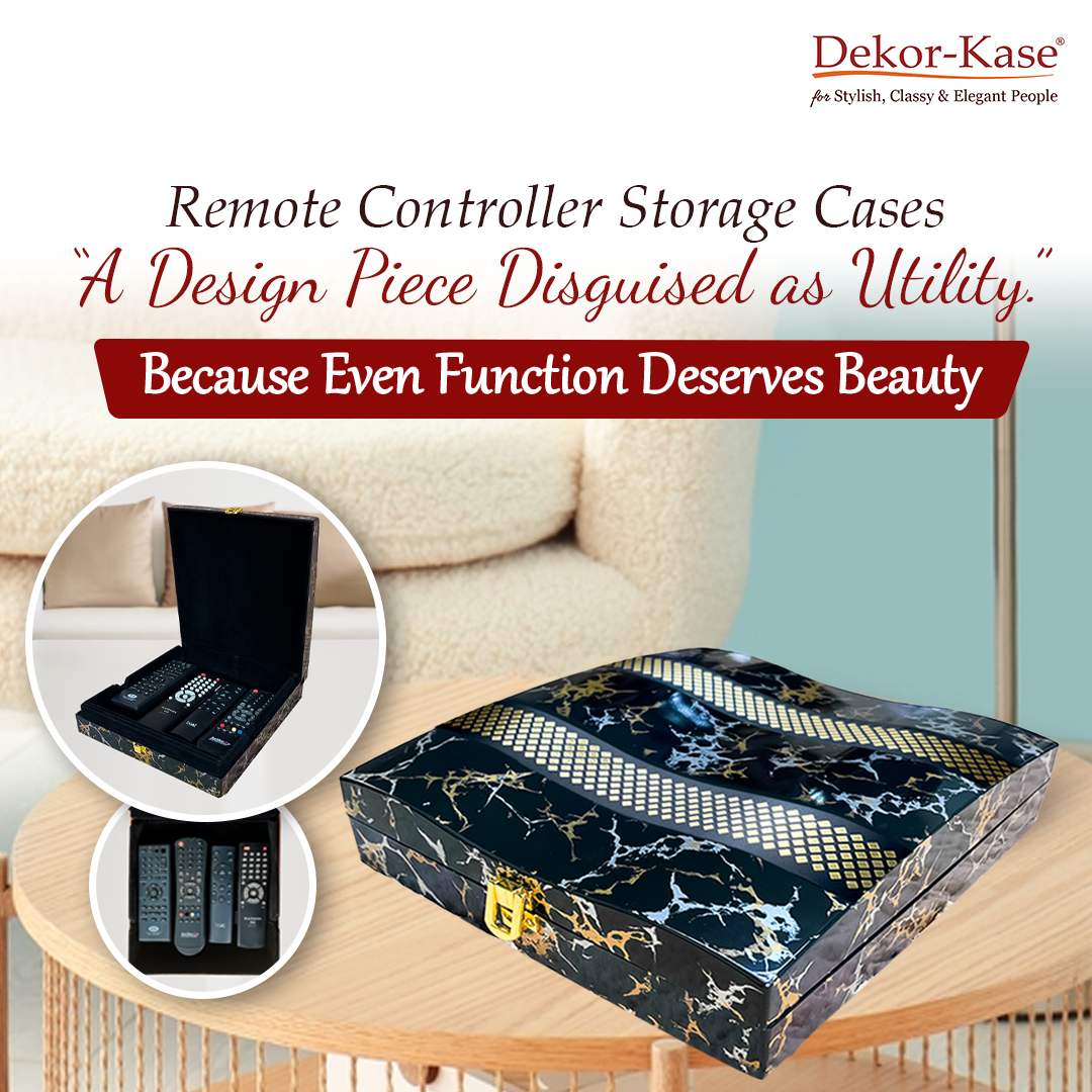 Luxury Remote Control Case (Black)