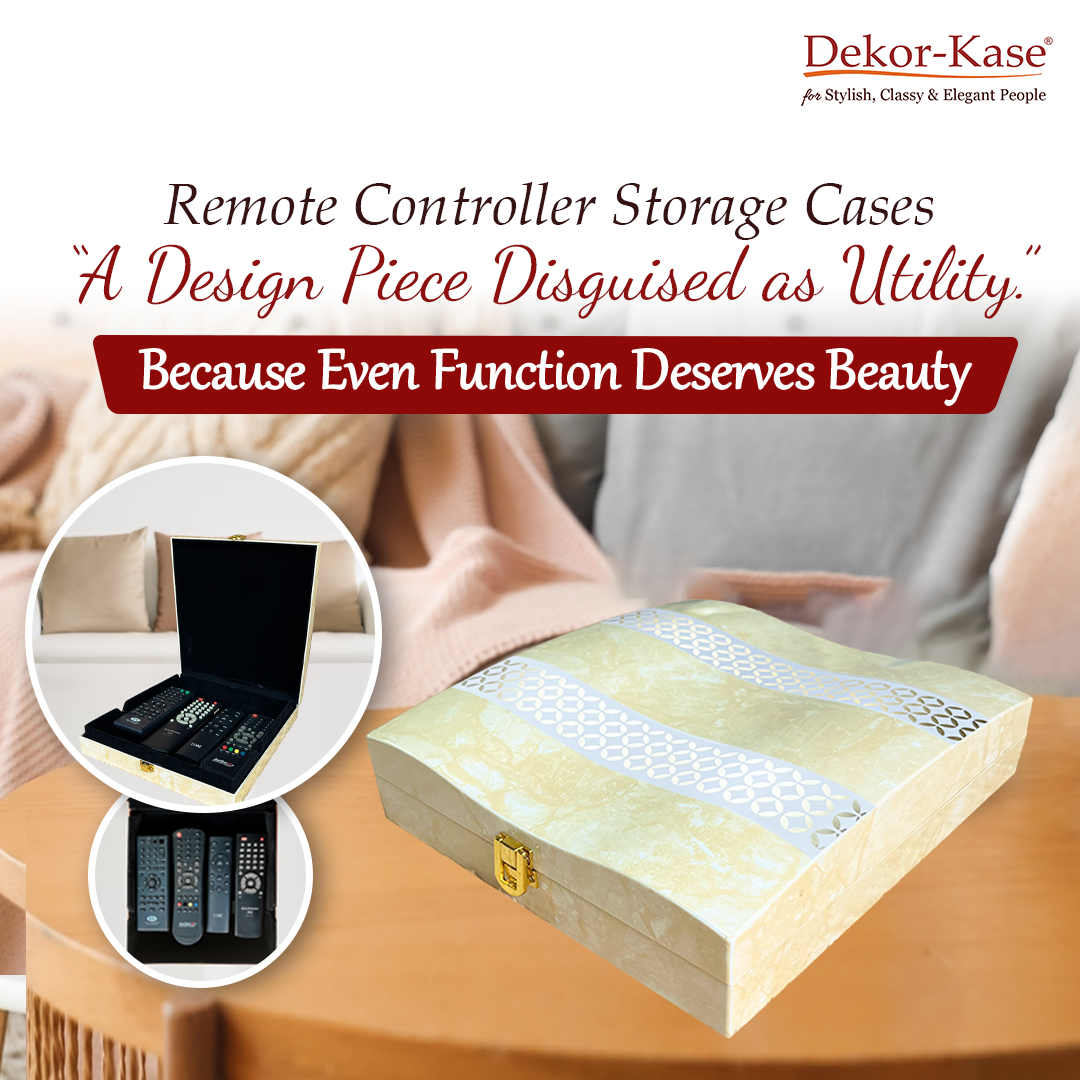 Luxury Remote Control Case (White)