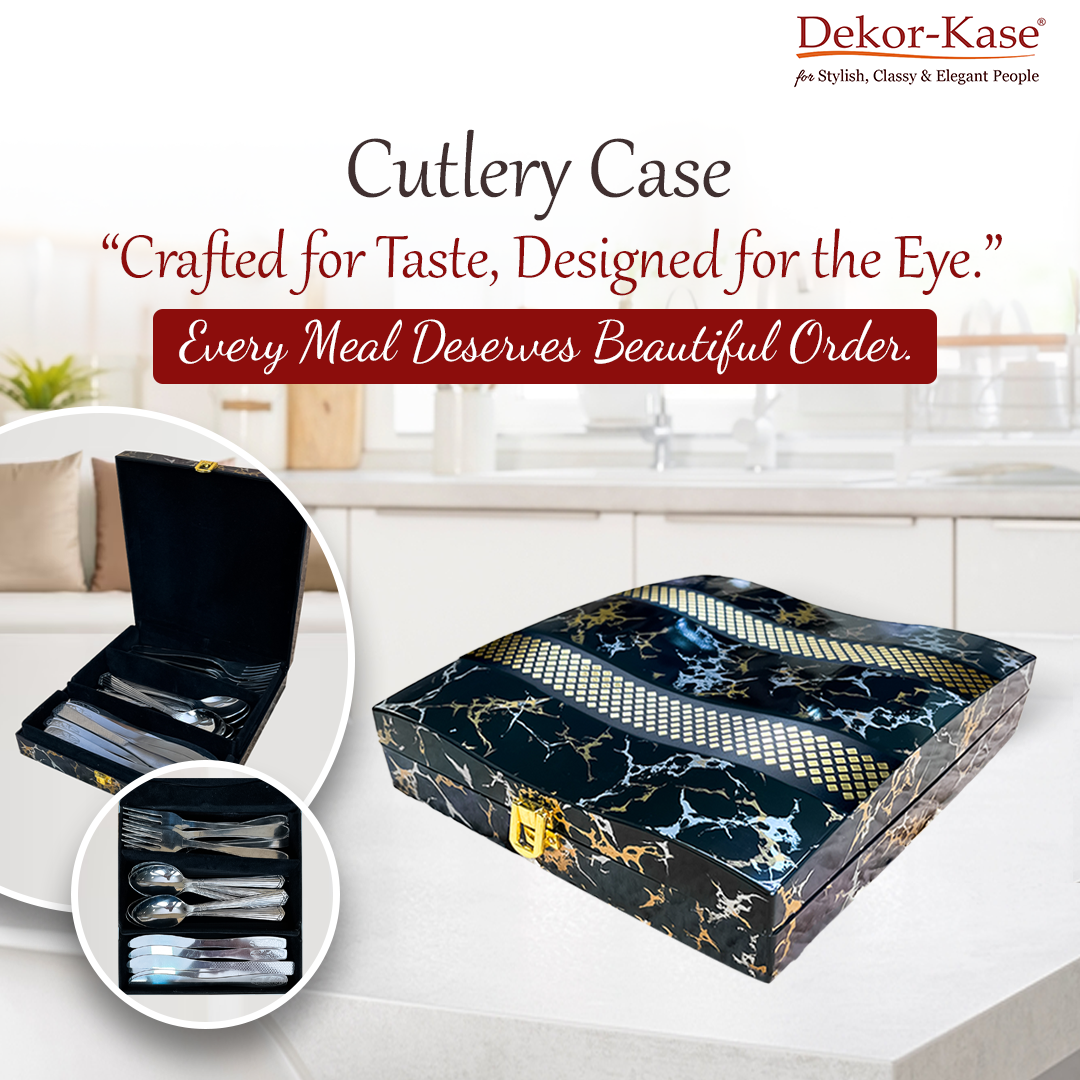 Luxury Cutlery Case (Black)