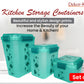 Airtight Kitchen Storage Container Set – 3 pcs (4700 ml, 3400 ml, 1900 ml)