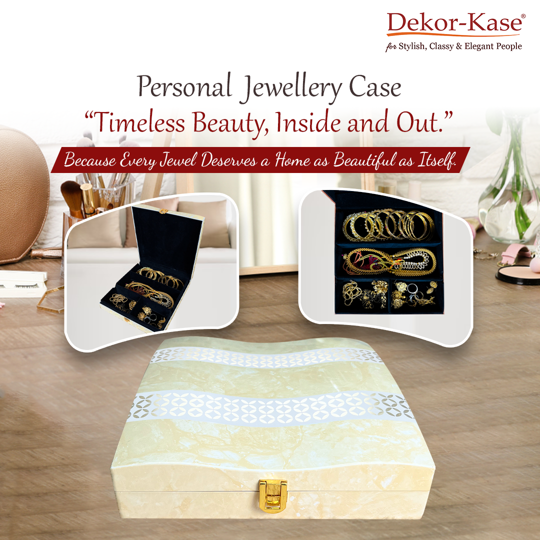 Luxury Personal Jewellery Case (White)