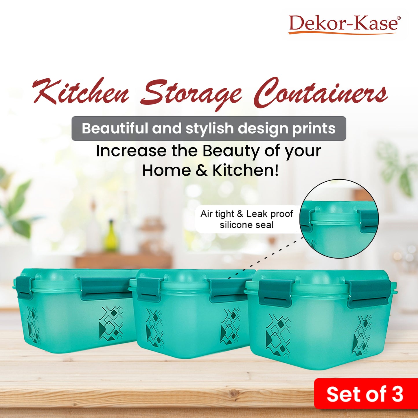 Kitchen Storage Box (3 "Clip On"SB-H90)