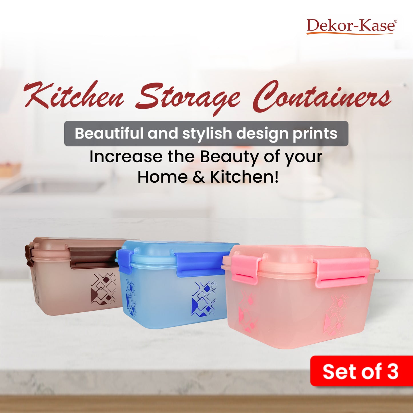 Kitchen Storage Box (3 "Clip On"SB-H90)