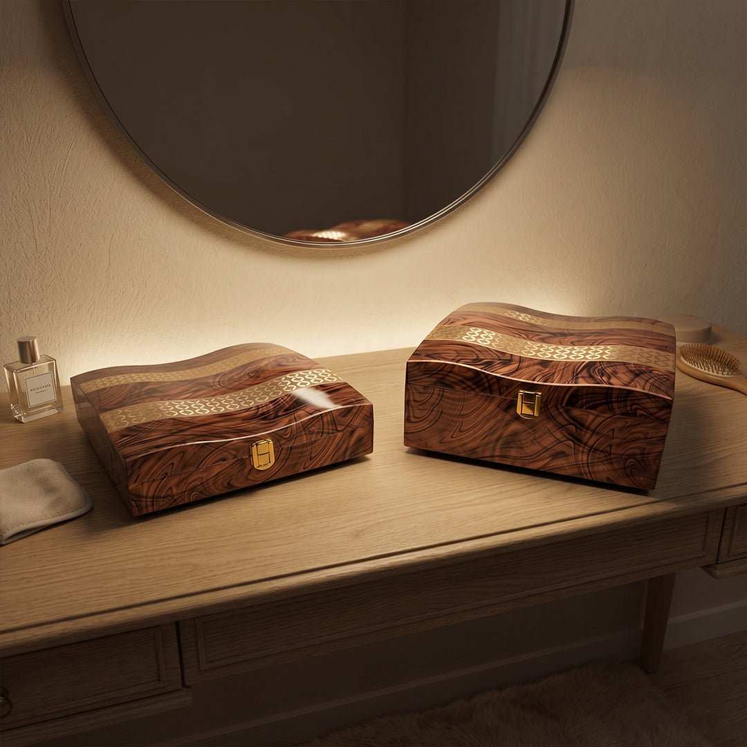 Set of 2 Pieces : (DR2-001-CprFl)